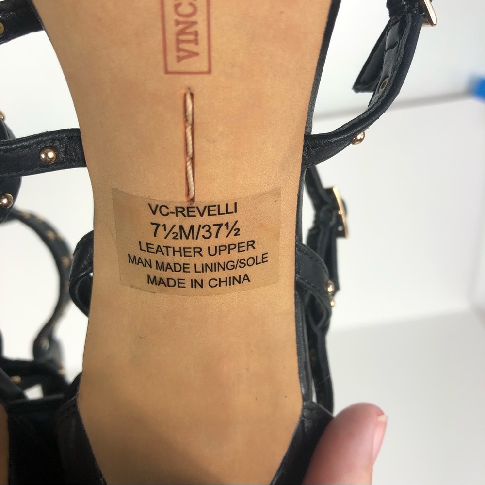 Vince Camuto Revelli Studded Heels 7.5M - Picture 8 of 14